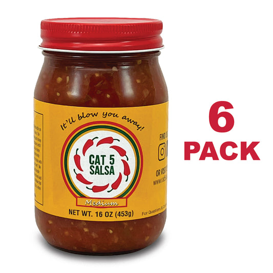 CAT 5 SALSA - MEDIUM - 6 PACK